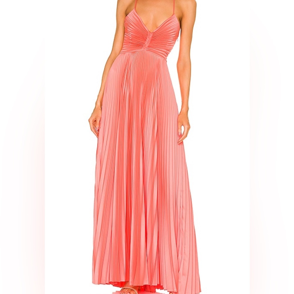ALC Aries Pleated Gown in Maillot